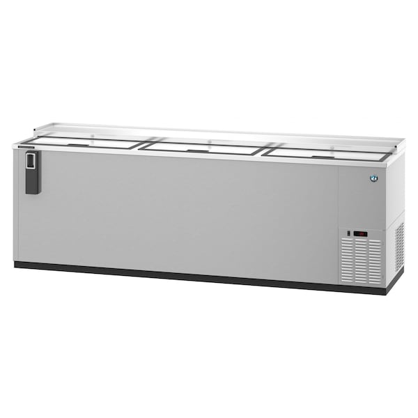 Hoshizaki Refrigerator, Three Section, Stainless Steel Back Bar Bottle Cooler, Slide Top Doors, CC95-S - main